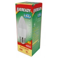 7.3W (60W Equiv) LED Candle Edison Screw Light Bulb in Warm White - Cheap Light Bulbs