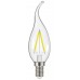 2.3W (25W Equiv) LED Filament Flame Tip Candle Small Edison Screw in Warm White - Cheap Light Bulbs