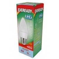 7.3W (60W Equiv) LED Candle Edison Screw Light Bulb in Daylight White - Cheap Light Bulbs