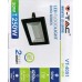 10W Slim LED Floodlight Cool White (Black Case) - Cheap Light Bulbs