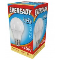 5.5W (40W) LED GLS Edison Screw / ES / E27 Light Bulb Warm White - Cheap Light Bulbs