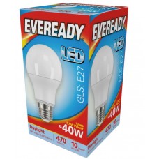 5.5W (40W) LED GLS Edison Screw / ES / E27 Light Bulb Daylight White - Cheap Light Bulbs