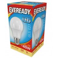 5.5W (40W) LED GLS Edison Screw / ES / E27 Light Bulb Warm White - Cheap Light Bulbs