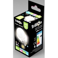 Cheap 6W (40 Watt) LED Golf Ball Small Edison Screw Light Bulb in Warm White Trillion