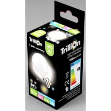 Cheap 6W (40 Watt) LED Golf Ball Small Edison Screw Light Bulb in Warm White Trillion