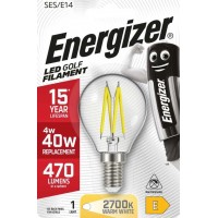 4W (40W) LED Golf Ball Filament Small Edison Screw Light Bulb Warm White - Cheap Light Bulbs