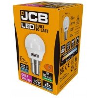 6W (40W) LED Golf Ball Small Bayonet Light Bulb in Daylight White 6500K - Cheap Light Bulbs