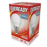 5.2W (40W) LED Golf Ball Small Edison Screw Light Bulb in Cool White - Cheap Light Bulbs