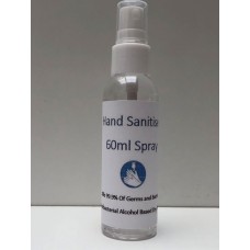 60ml Antibacterial Alcohol Hand Sanitiser Spray Kills 99.99% Germs Bacteria - Cheap Light Bulbs