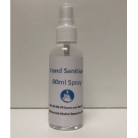 80ml Antibacterial Alcohol Hand Sanitiser Spray Kills 99.99% Germs Bacteria - Cheap Light Bulbs