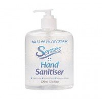 Senses Hand Sanitiser Antibacterial Gel Large Professional 500ml - Cheap Light Bulbs