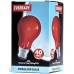 40W Fireglow Red Rough Service GLS Light Bulb by Eveready - Cheap Light Bulbs