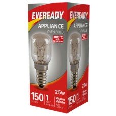 25W Pygmy Heat Resitant Oven Light Bulb Small Edison Screw / SES / E14 - Cheap Light Bulbs