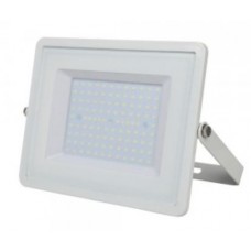 100W Pro LED Security Floodlight Daylight White (White Case) - Cheap Light Bulbs