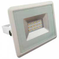 10W Slim LED Security Floodlight - Cool White (White Case)