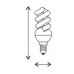 11W Small Bayonet Extra Mini Low Energy Spiral Light Bulb (Warm White) - Cheap Light Bulbs