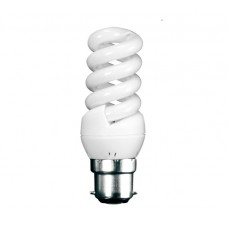 11w Bayonet Extra Mini Low Energy Spiral Light Bulb (Cool White) - Cheap Light Bulbs