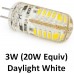 12V G4 3W (20W Halogen Equiv) 48 LED Light Bulb in Daylight White - Cheap Light Bulbs