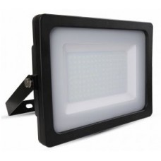 150W Slimline Premium LED Security Floodlight Warm White (Black Case)