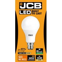 14W (100W) LED GLS Bayonet Light Bulb Warm White 3000K by JCB - Cheap Light Bulbs