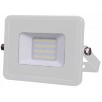 20W Slim LED Floodlight Daylight White (White Case) - Cheap Light Bulbs