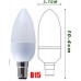 2.5w (25w) LED Candle - Small Bayonet in Warm White - Cheap Light Bulbs