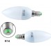 2.5w (25w) LED Candle - Small Edison Screw in Warm White - Cheap Light Bulbs