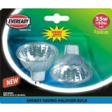 2 Pack Eco Halogen 40W (50W Equiv) MR16 Spotlight Light Bulb - Cheap Light Bulbs