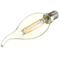 2W (25W) LED Flame Tip Candle Small Edison Screw in Warm White - Cheap Light Bulbs