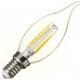 2W (25W) LED Flame Tip Candle Small Edison Screw in Warm White - Cheap Light Bulbs