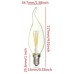 2W (25W) LED Flame Tip Candle Small Edison Screw in Daylight - Cheap Light Bulbs