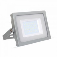 30W Slimline Premium High Lumen LED Floodlight Daylight White (Grey Case)