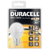 4W (25 Watt) LED Golf Ball Edison Screw Light Bulb in Warm White by Duracell