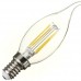 4W (40W) LED Flame Tip Candle Small Edison Screw in Warm White - Cheap Light Bulbs