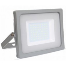 50W Slim LED Floodlight Warm White (Grey Case) - Cheap Light Bulbs