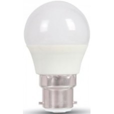 5.5W (40W) LED Golf Ball Bayonet Light Bulb - Warm White
