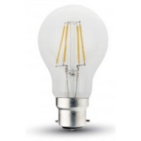 5W (50W) LED Filament GLS Bayonet Light Bulb in Warm White - Cheap Light Bulbs