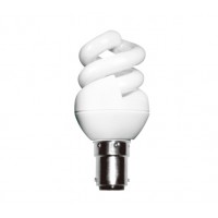 5w (25w) Small Bayonet Extra Mini Low Energy Spiral (Warm White) - Cheap Light Bulbs