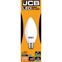 6W (40W) LED Candle Bayonet Light Bulb in Daylight White - Cheap Light Bulbs