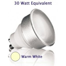 7W (30W) GU10 Low Energy Spotlight - Warm White - Cheap Light Bulbs