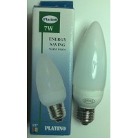 7w (35w) CFL Candle Edison Screw Light Bulb Warm White - Cheap Light Bulbs