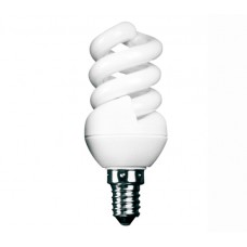 7w (40w) Small Edison Screw Extra Mini Spiral Light Bulb Cool White - Cheap Light Bulbs