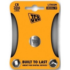 CR2016 3V Button Battery by JCB - Lithium Coin Cell CR2016 - Cheap Light Bulbs