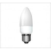 Dimmable 6w (30w Equiv) Edison Screw Low Energy CFL Candle Light Bulb - Cheap Light Bulbs