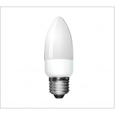 Dimmable 6w (30w Equiv) Edison Screw Low Energy CFL Candle Light Bulb - Cheap Light Bulbs