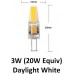 12V G4 3W (20W Halogen Equiv) LED Light Bulb in Daylight White - Cheap Light Bulbs