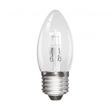 Halogen 28W (40 Watt) Edison Screw / ES / E27 Candle Light Bulb
