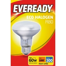Eco Halogen R80 46W (60 Watt) Edison Screw Reflector Spotlight