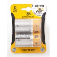 JCB Super Alkaline D / LR20 Alkaline Battery (2-Pack) - Cheap Light Bulbs