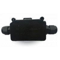 Black Waterproof Box With Terminal Block (Cable Extender)